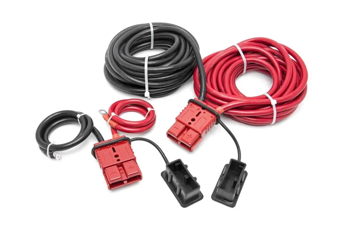 Rough Country Winch Power Cable | Quick Disconnect | 24 Ft by Rough Country