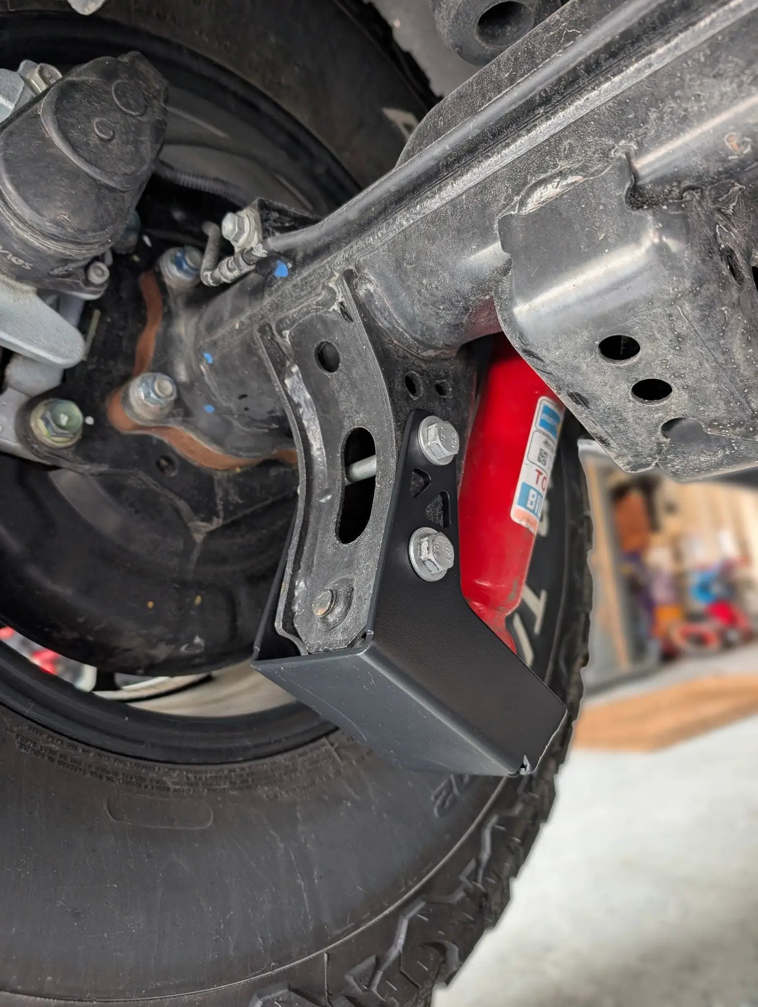 NYTOP 2022-Current Toyota Tundra/Sequoia Rear Shock Mount Skid Plate Kit by NYTOP