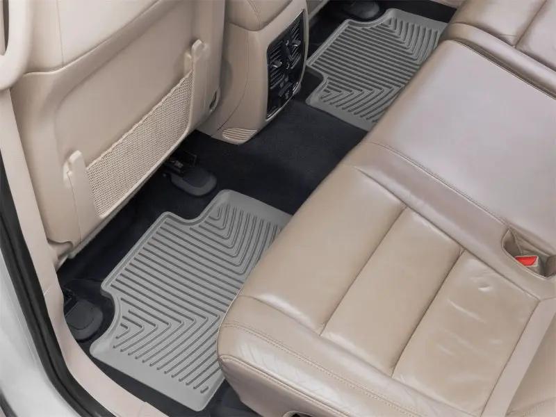 WeatherTech WT Rubber Mats - Rear - Grey by WeatherTech