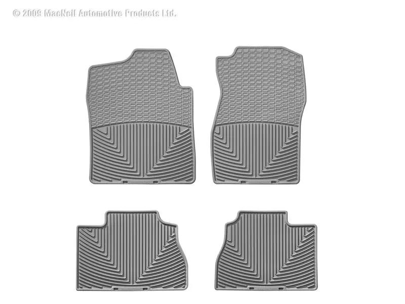 WeatherTech WT Rubber Mats - Rear - Grey by WeatherTech