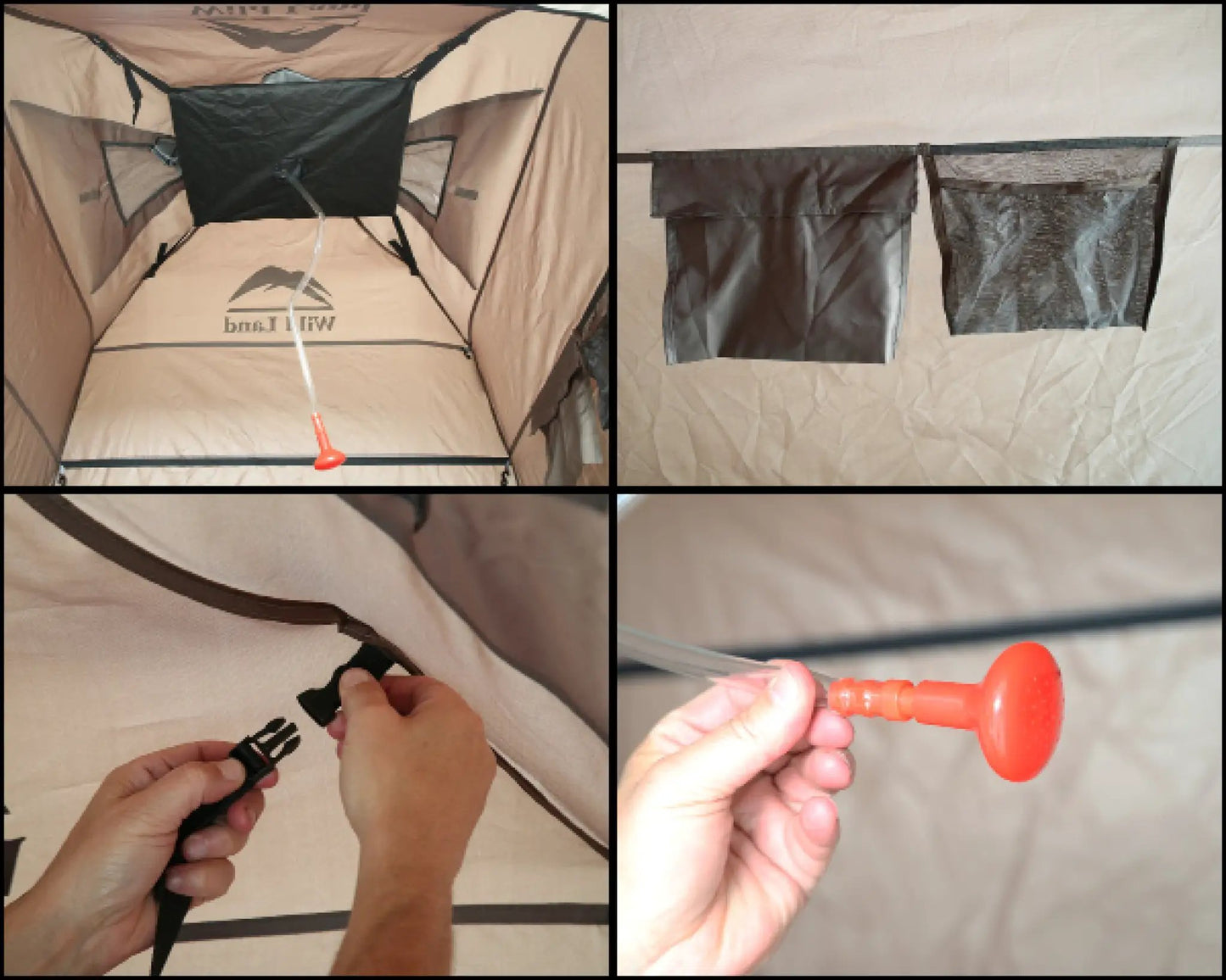 OVS HD Nomadic - Portable Changing Room With Shower & Storage Bag by OVS