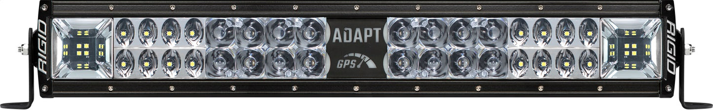 RIGID Industries Adapt E-Series LED Light Bar With 3 Lighting Zones And GPS Module, 20 Inch