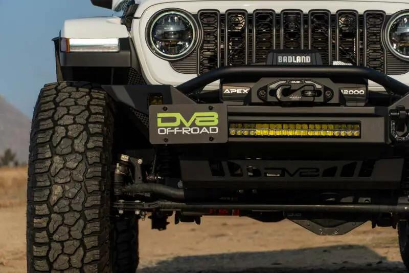 DV8 Offroad DVE License Plate Relocation by DV8 Offroad