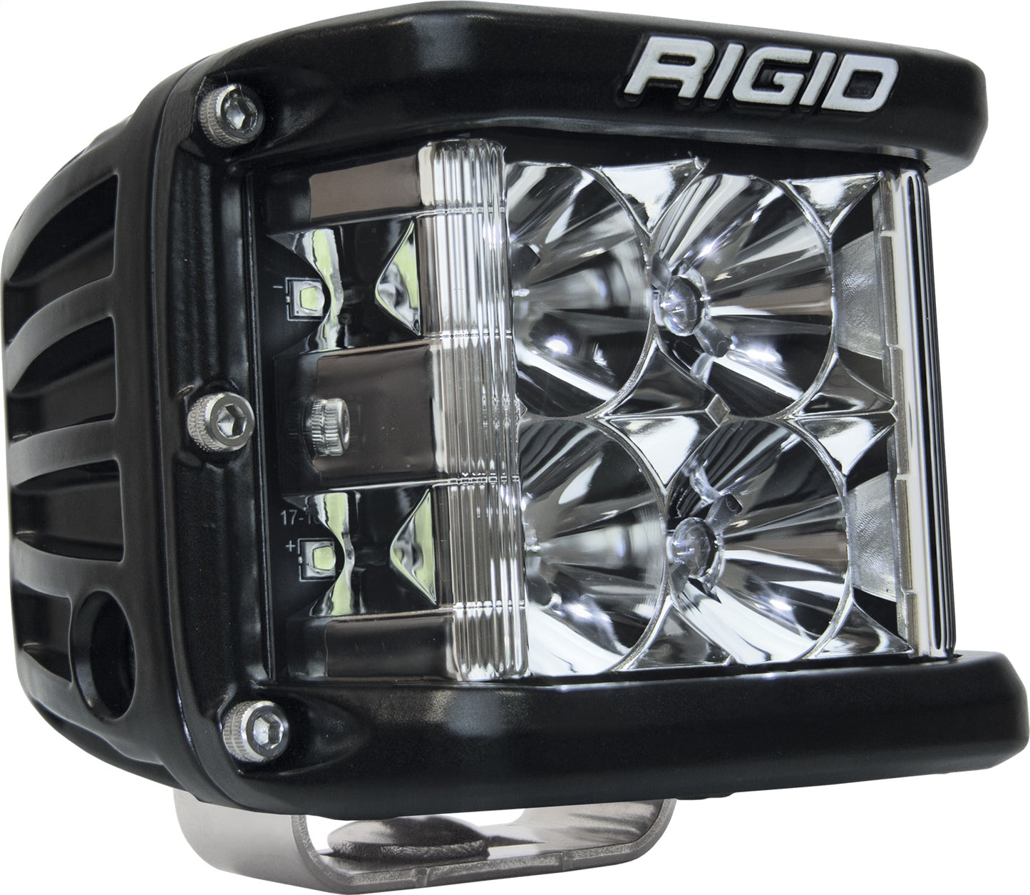 RIGID Industries D-SS PRO Side Shooter, Flood Optic, Surface Mount, Black Housing, Single