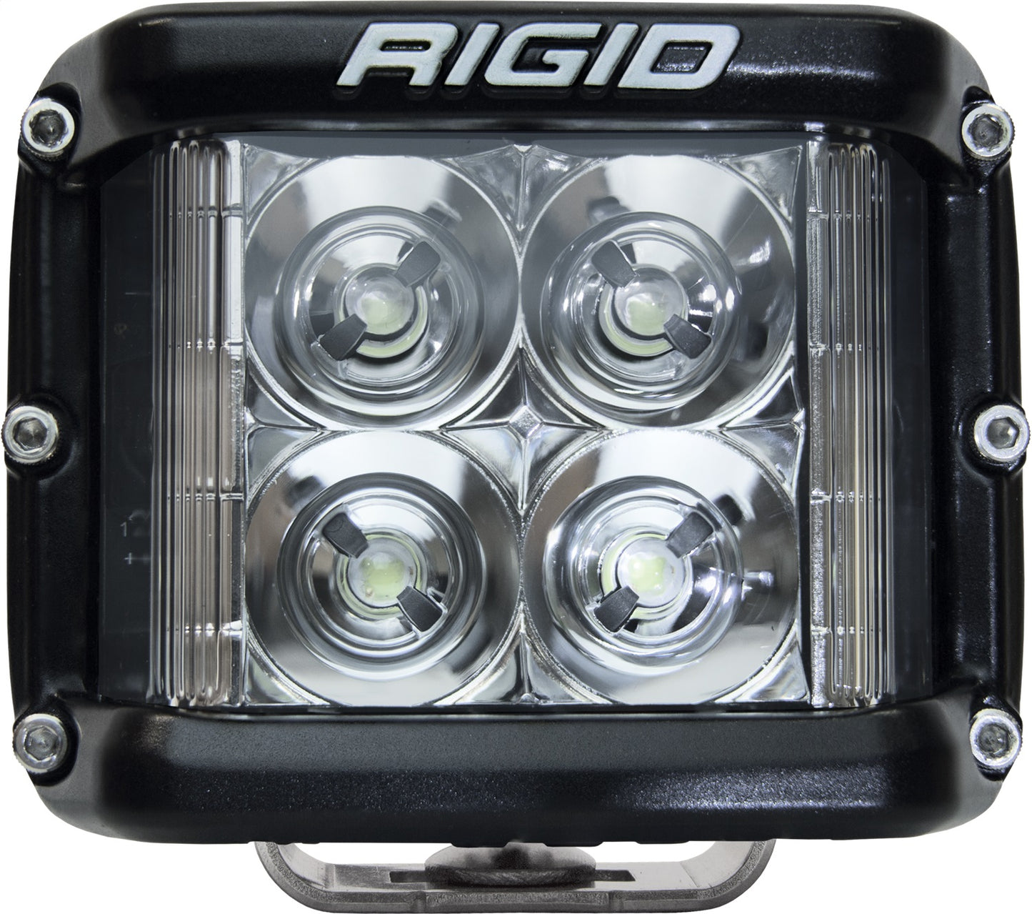 RIGID Industries D-SS PRO Side Shooter, Flood Optic, Surface Mount, Black Housing, Single