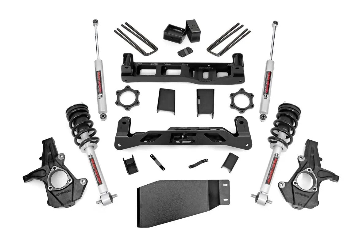 Rough Country 5 Inch Lift Kit | N3 Strut | Chevy/GMC 1500 4WD (07-13) by Rough Country