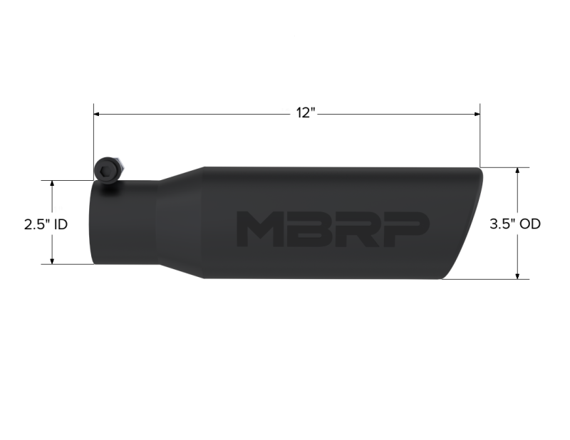 MBRP Univ Exhaust Tips BLK