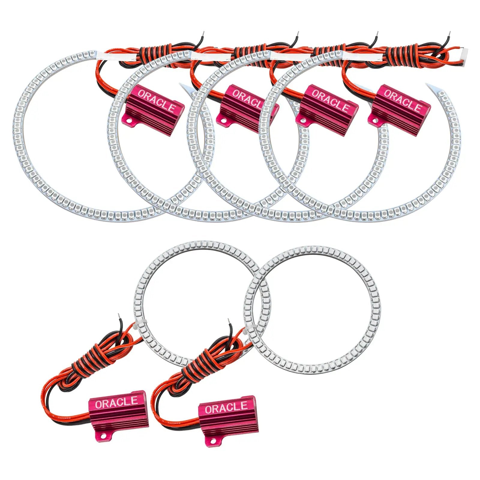 Oracle Lighting Triple Halo Kits include 2 extra Halos for the Turn Signal. This kit is 12V powered so can be connected to a switch, controller, or directly to the parking lights. The ColorSHIFT(tm) controller can be easily paired and is sold separately. by Oracle Lighting
