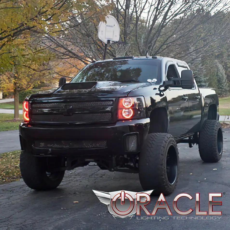 Oracle Lighting This kit is 12V powered so can be connected to a switch, controller, or directly to the parking lights. The ColorSHIFT(tm) controller can be easily paired and is sold separately. by Oracle Lighting