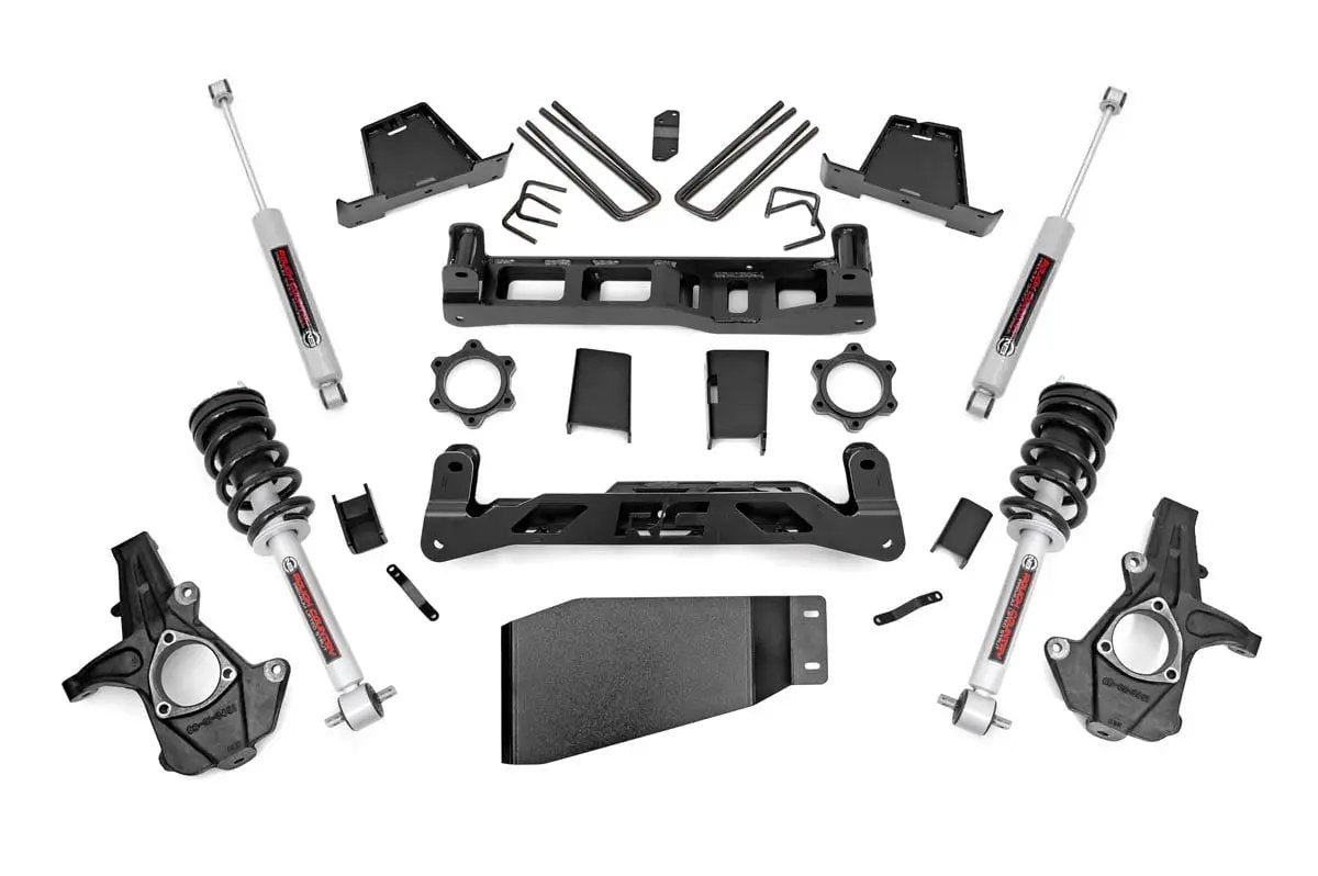 Rough Country 7.5 Inch Lift Kit | N3 Struts | Chevy/GMC 1500 4WD (07-13) by Rough Country