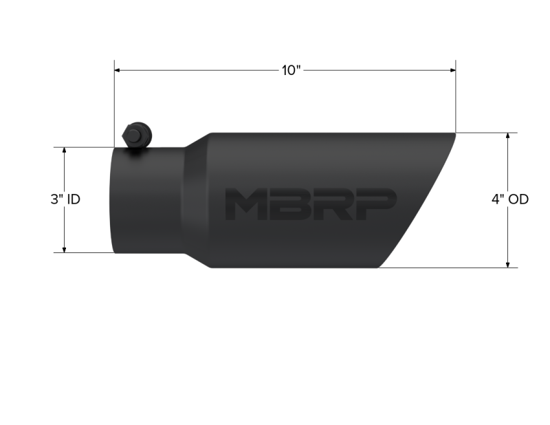 MBRP Univ Exhaust Tips BLK by MBRP