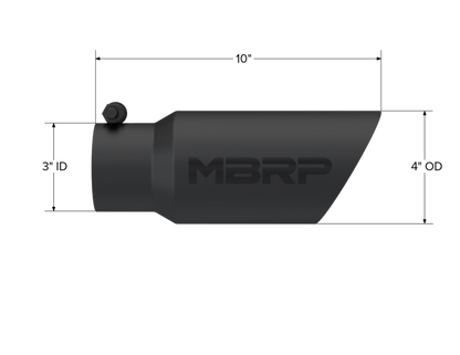 MBRP Univ Exhaust Tips BLK by MBRP