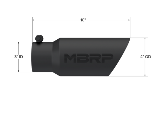 MBRP Univ Exhaust Tips BLK by MBRP