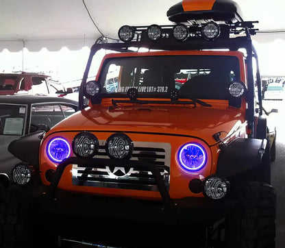 Oracle Lighting The halo kit uses an advanced LED chip which provides bright light output yet consumes less power. The kit mounts easily to your headlight housing with the provided 3M adhesive backing. by Oracle Lighting