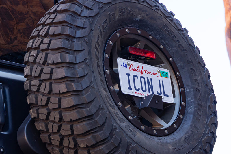 ICON ICO License Plate Relcation Kits by ICON