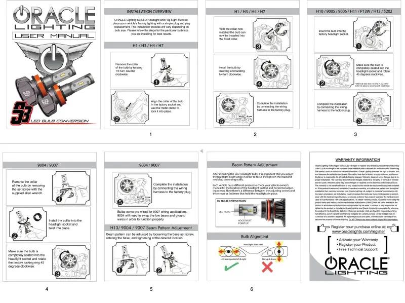 ORACLE Lighting ORL LED Conversion Bulbs by ORACLE Lighting