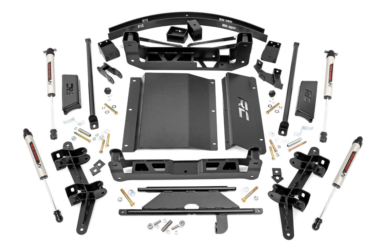 Rough Country 6 Inch Lift Kit | V2 | Chevy/GMC 1500 Truck & SUV 4WD (1988-1999)