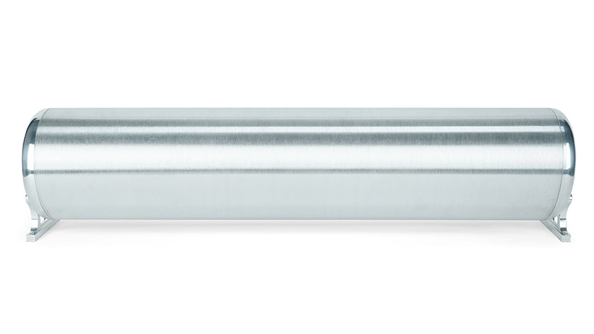 Air Lift Performance 28" FLO Tank w/ Viair 444c black Compressor, 1/4" & 3/8" fittings and tank mounting hardware
