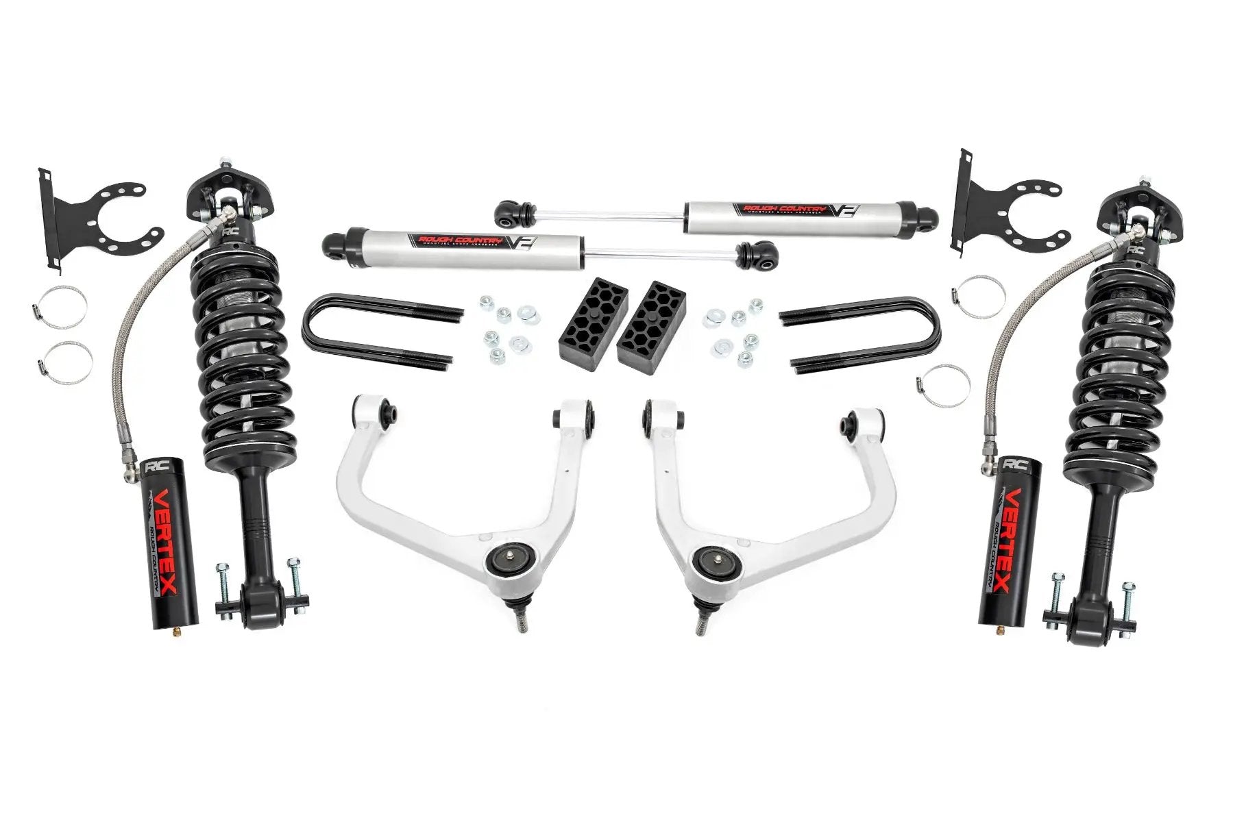 Rough Country 3.5 Inch Lift Kit | Vertex/V2 | Rear Mono Leaf | Chevy Silverado 1500 (25-26) by Rough Country