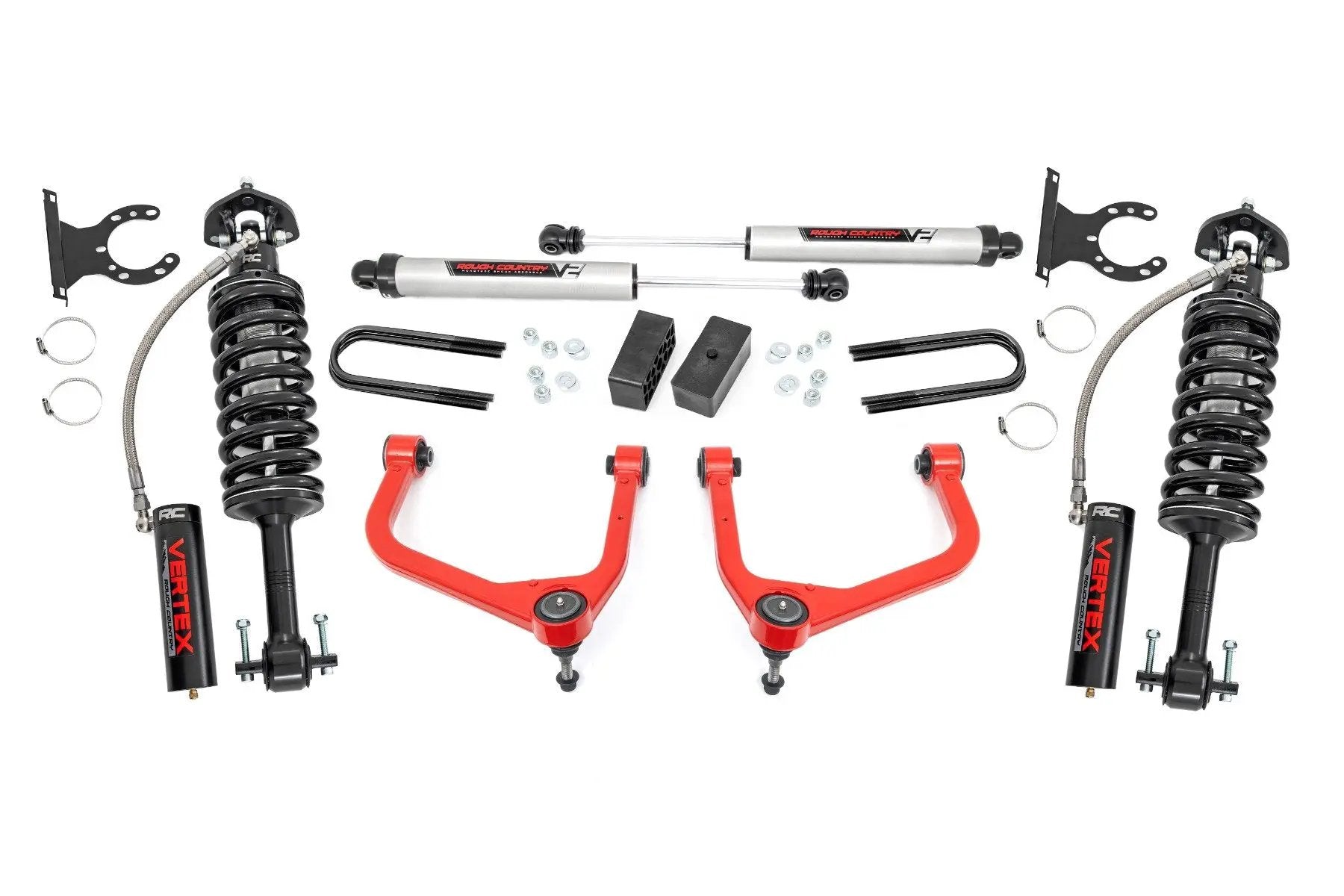 Rough Country 3.5 Inch Lift Kit | Mono Leaf Rear | Vertex/V2 | GMC Sierra 1500 (25-26) by Rough Country