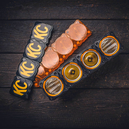 KC HiLiTES The KC FLEX ERA(R) LED Light Bar has a flexible design, combo/spot lenses included, high-output and amber backlight power modes, and KC's legendary quality.