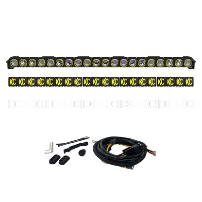 KC HiLiTES The KC FLEX ERA(R) LED Light Bar has a flexible design, combo/spot lenses included, high-output and amber backlight power modes, and KC's legendary quality.