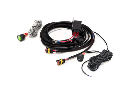 TRIPLE-R-LIGHTS Two-Lamp Wiring Kit with Momentary Switch (3-Pin, Superseal, 12V)