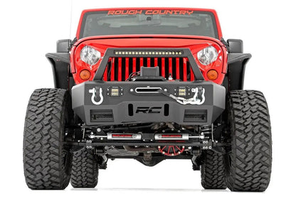 Rough Country N3 Steering Stabilizer | Dual | 2-8 Inch Lift | Jeep Wrangler JK/Wrangler Unlimited (07-18) by Rough Country