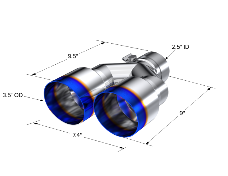 MBRP Univ Exhaust Tips SS by MBRP