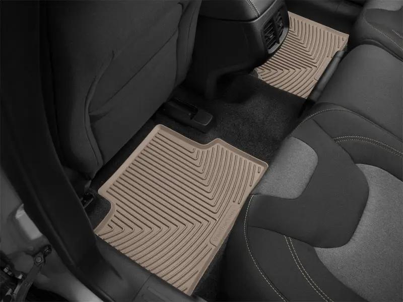 WeatherTech WT Rubber Mats - Rear - Tan by WeatherTech