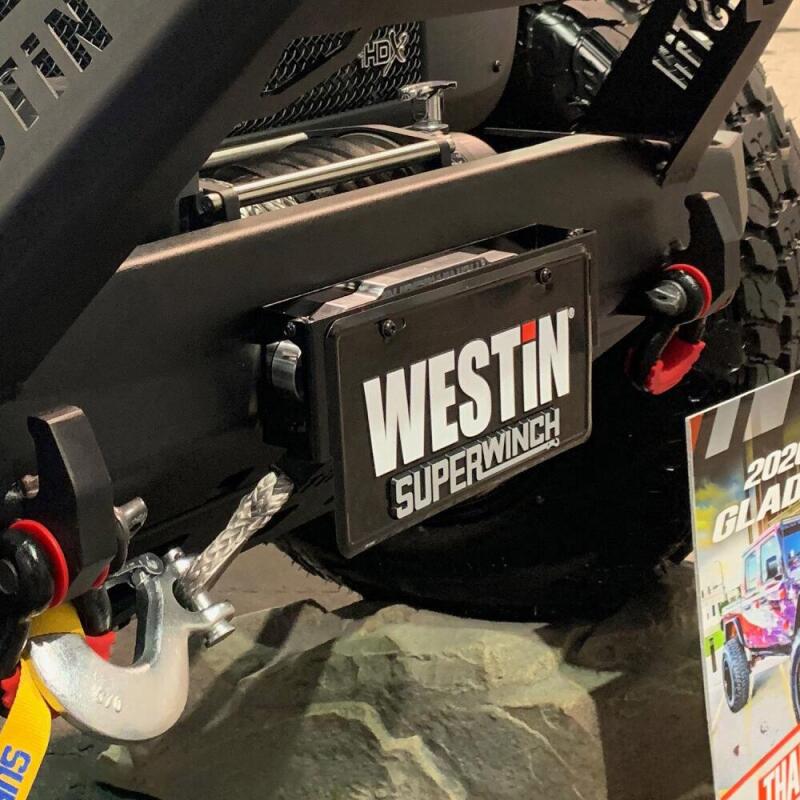 Westin WES License Plate Relocation