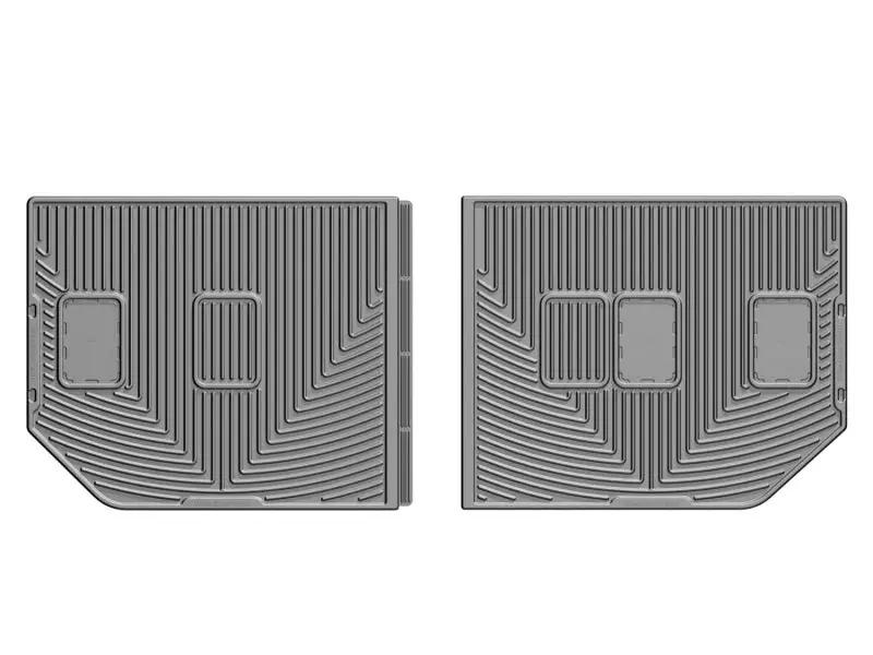 WeatherTech WT Rubber Mats - Rear - Grey by WeatherTech