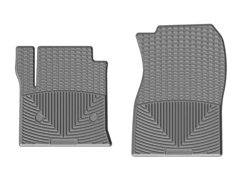 WeatherTech WT Rubber Mats - Front - Grey by WeatherTech