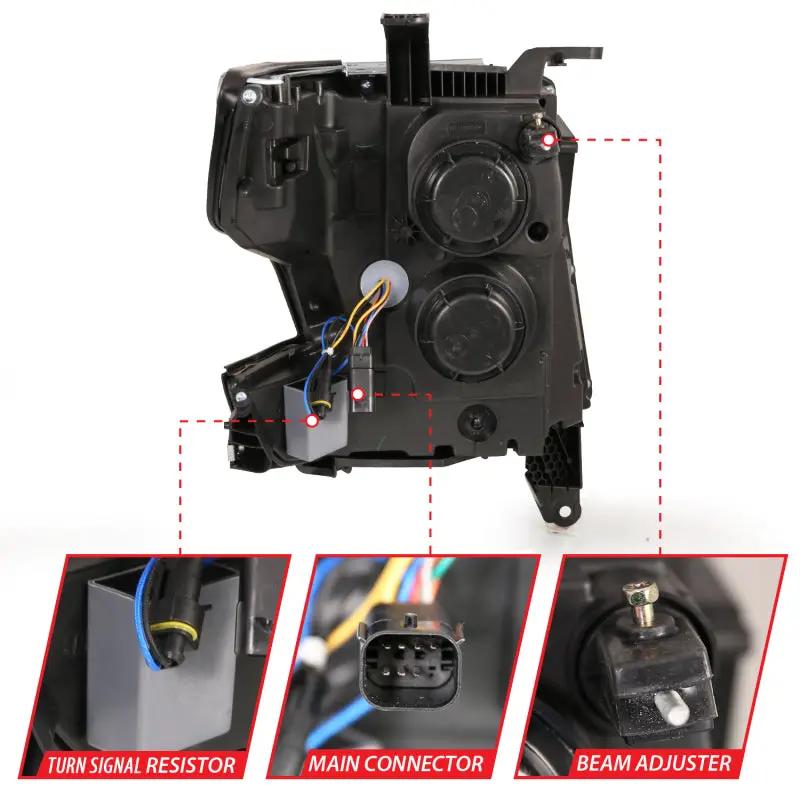 ANZO ANZ LED/Projector Headlights by ANZO