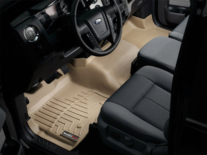 WeatherTech WT FloorLiner - Front - Tan by WeatherTech