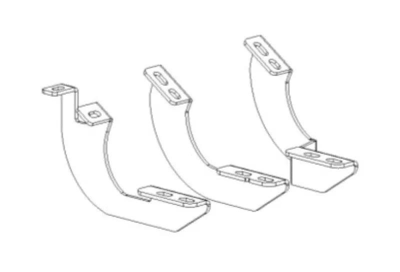Go Rhino GOR Running Board Brackets by Go Rhino