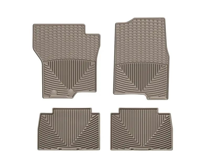 WeatherTech WT Rubber Mats - Rear - Tan by WeatherTech