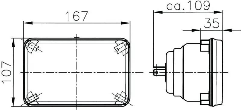 HELLA Twin Beam Lamp by Hella