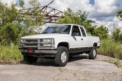 Rough Country Body Lift Bumper Brackets | FR & RR | 3 Inch Lift | Chevy C1500/K1500 Truck (88-94)