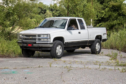 Rough Country Body Lift Bumper Brackets | FR & RR | 3 Inch Lift | Chevy C1500/K1500 Truck (88-94)
