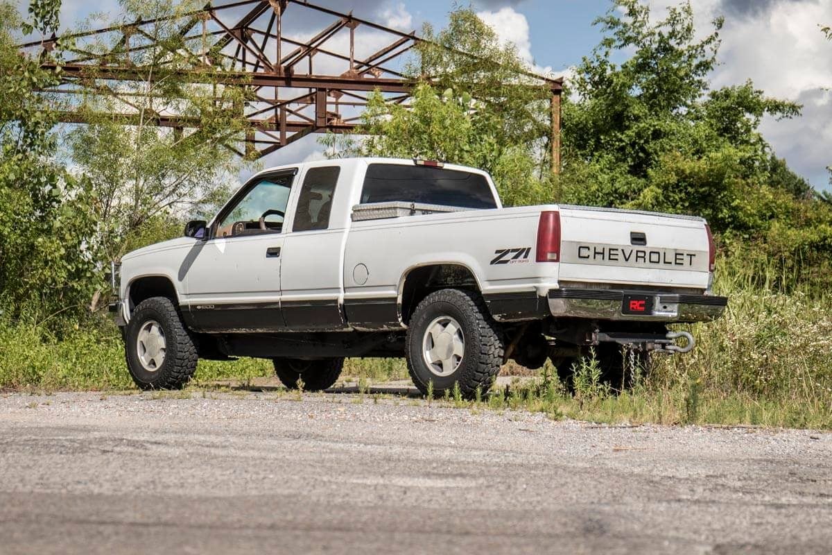 Rough Country Body Lift Bumper Brackets | FR & RR | 3 Inch Lift | Chevy C1500/K1500 Truck (88-94)