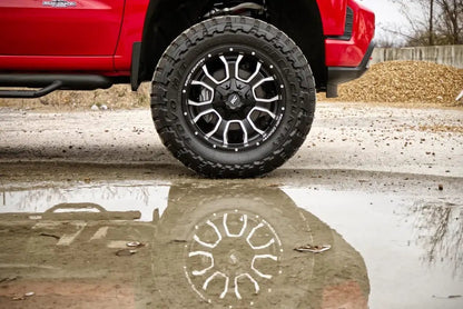 Rough Country 93 Series Wheel | One-Piece | Matte Black | 20x10 | 8x6.5 | -18mm by Rough Country