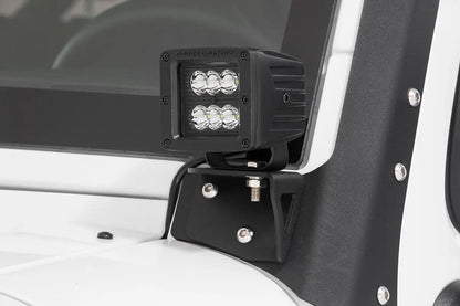 Rough Country 2 Inch Black Series LED Light Pods | Spot | Square by Rough Country