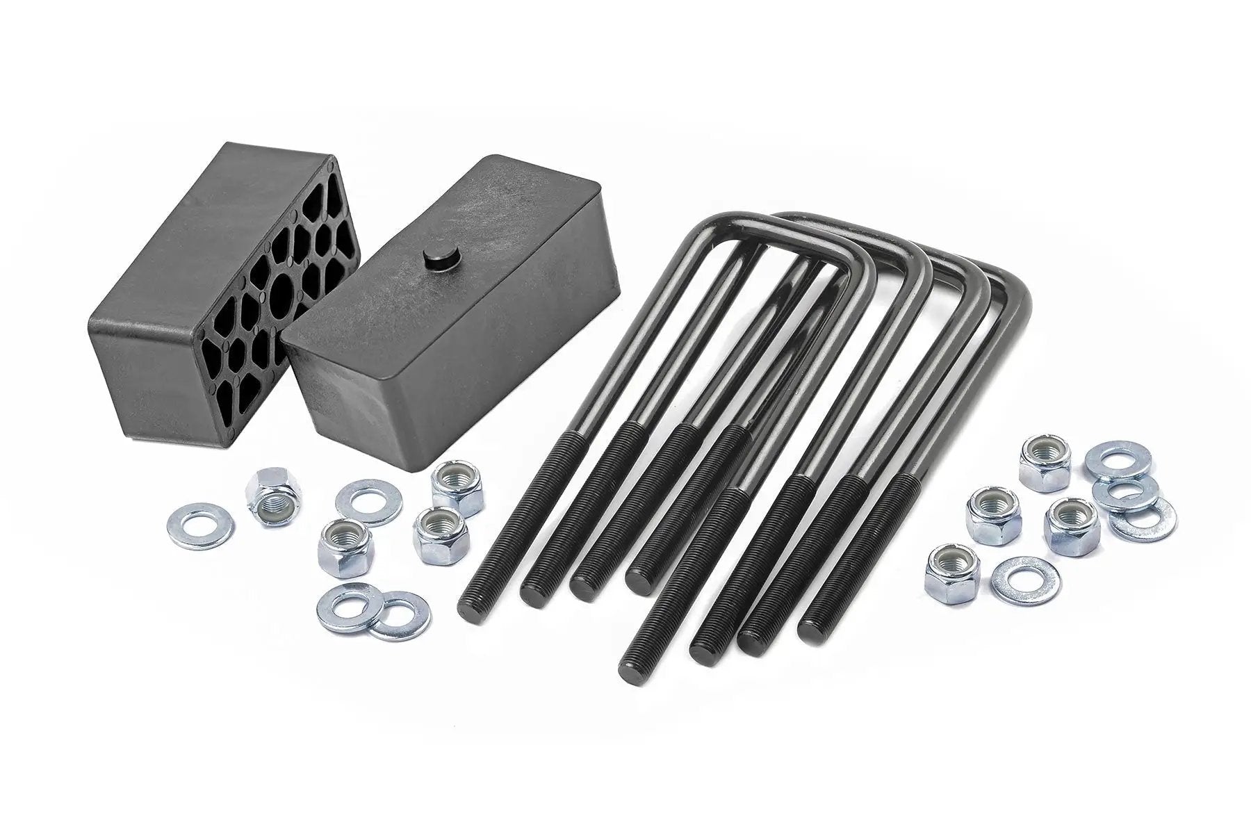 Rough Country 2 Inch Block & U-Bolt Kit | Toyota Truck/Tacoma/Tundra by Rough Country