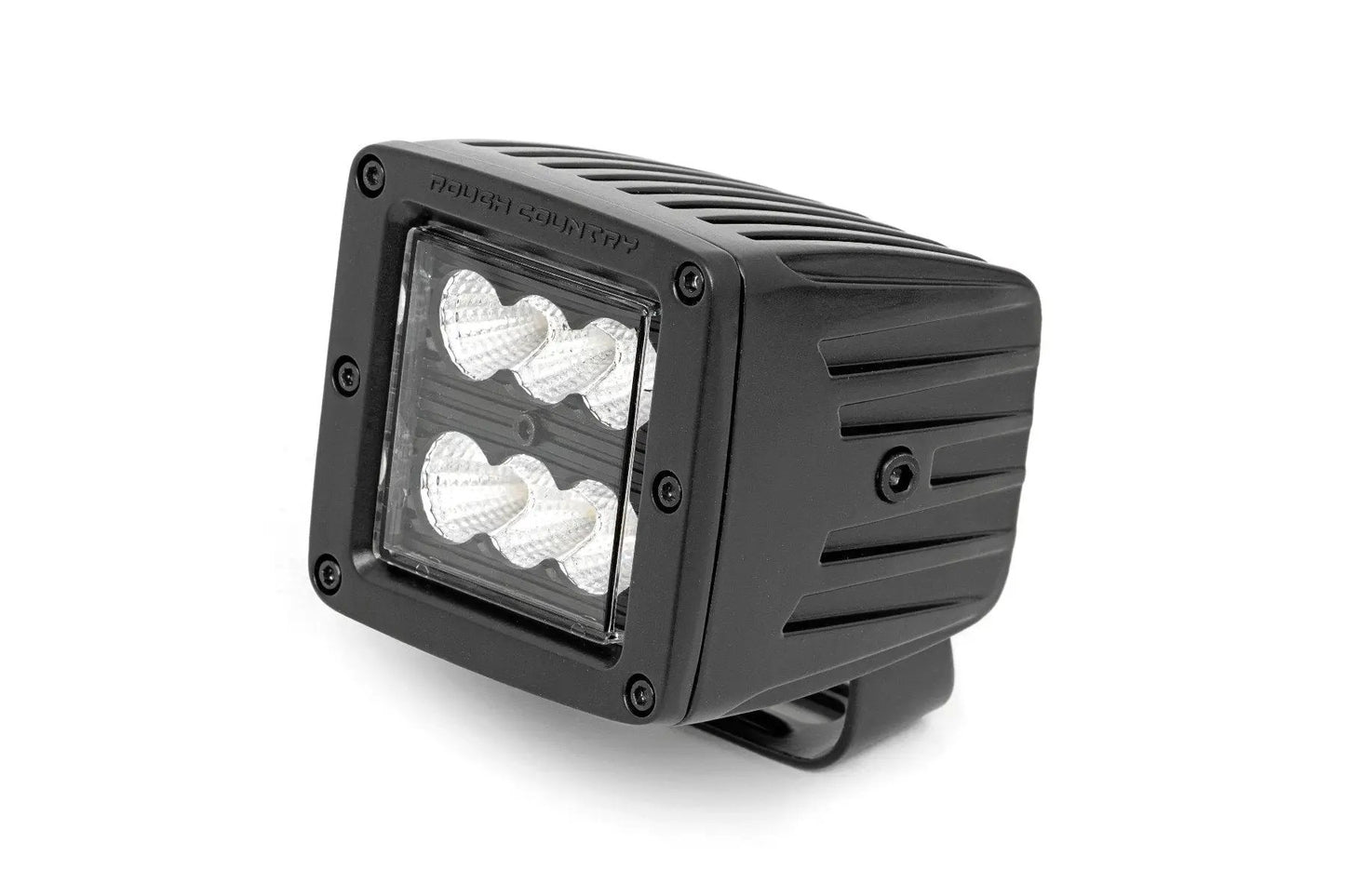 Rough Country 2 Inch Black Series LED Light Pods | Pair | Flood by Rough Country