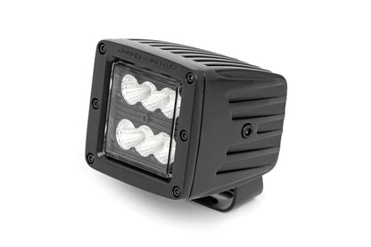 Rough Country 2 Inch Black Series LED Light Pods | Pair | Flood by Rough Country
