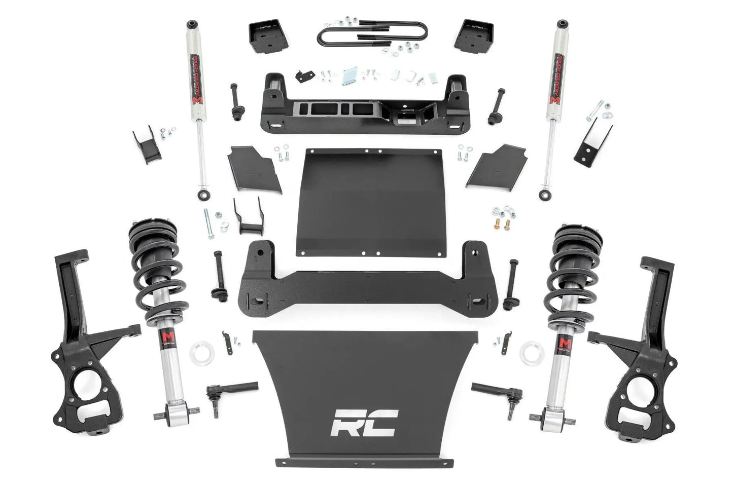 Rough Country 6 Inch Lift Kit | Mono Leaf Rear | M1 Struts/M1 | Chevy Silverado 1500 (22-24) by Rough Country
