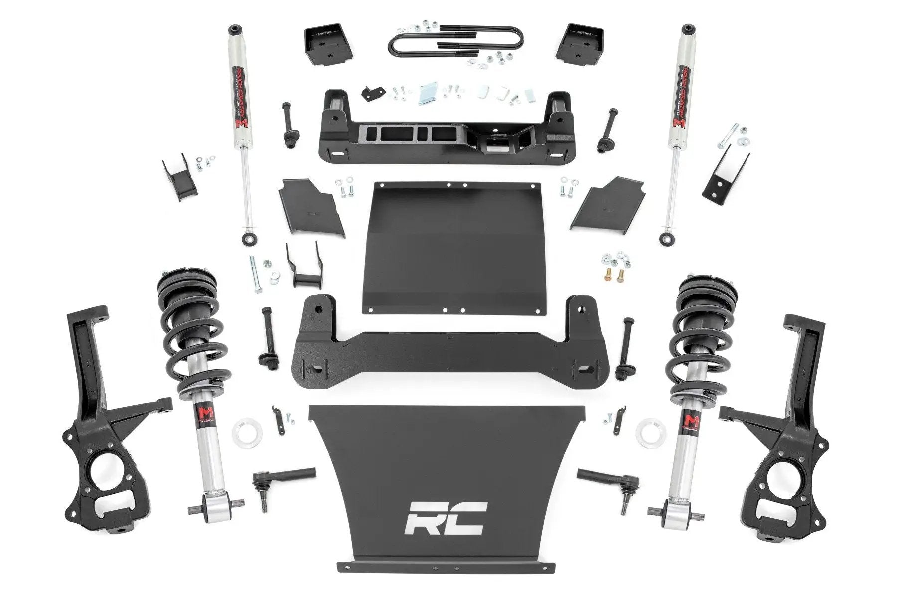 Rough Country 6 Inch Lift Kit | Mono Leaf Rear | M1 Struts/M1 | Chevy Silverado 1500 (22-24) by Rough Country