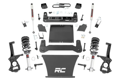 Rough Country 6 Inch Lift Kit | Mono Leaf Rear | M1 Struts/M1 | Chevy Silverado 1500 (22-24) by Rough Country