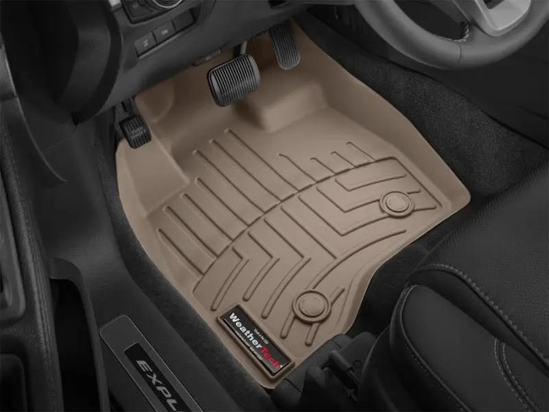 WeatherTech WT FloorLiner - Front - Tan by WeatherTech